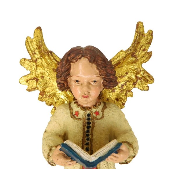 3 Vintage Musical Angel Figurines 5.5" - Picture 5 of 11